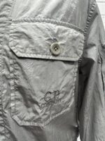 C.P. COMPANY 106A Chrome-R Overshirt in silver grey - Image 3