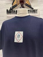 Cp Company Indigo Blu  Jersey Logo T-Shirt in Dark Blue - Image 3