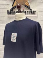 Cp Company Indigo Blu  Jersey Logo T-Shirt in Dark Blue - Image 2