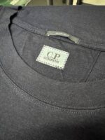 Cp Company Indigo Blu  Jersey Logo T-Shirt in Dark Blue - Image 5