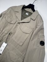 CP Company 277A  50 FILI Rubber 2 in 1 Lens Jacket in silver sage  - Size 56 / 3XL. / 26” P2P  outer - Image 5
