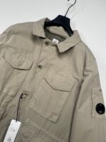 CP Company 277A  50 FILI Rubber 2 in 1 Lens Jacket in silver sage  - Size 56 / 3XL. / 26” P2P  outer - Image 6