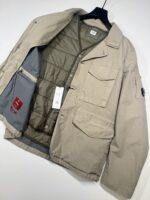 CP Company 277A  50 FILI Rubber 2 in 1 Lens Jacket in silver sage  - Size 56 / 3XL. / 26” P2P  outer - Image 8