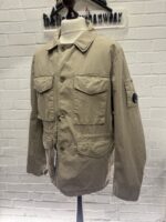 CP Company 277A  50 FILI Rubber 2 in 1 Lens Jacket in silver sage  - Size 56 / 3XL. / 26” P2P  outer - Image 3