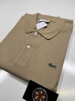 Lacoste Polo S/S L1212 Classic Fit Polo - Beige - Image 2