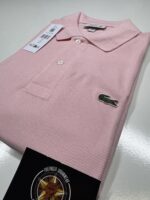 Lacoste Polo S/S L1212 Classic Fit Polo - Rose  Pale - Image 3
