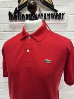 Lacoste Polo S/S L1212 Classic Fit Polo - Red - Image 5