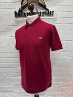 Lacoste Polo S/S L1212 Classic Fit Polo - Bordeaux - Image 4