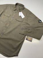 CP COMPANY 157A  Gabardine Shirt in Green - Image 2