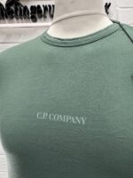 CP Company Jersey 24/1 resist dyed T-Shirt in Green    -    XS / 18.5” P2P - Image 2