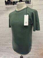 CP Company Jersey 24/1 resist dyed T-Shirt in Green    -    XS / 18.5” P2P - Image 3