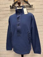 CP Company 288A  Brushed Diagonal Fleece Sweatshirt in Blue - Image 7