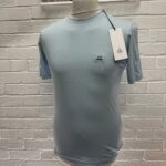CP COMPANY 068A 30/1 Jersey T-shirt in Sky Blue   • XS  / P2P 19”