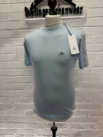 CP COMPANY 068A 30/1 Jersey T-shirt in Sky Blue   • XS  / P2P 19”