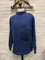 CP Company 296A Diagonal Fleece Sweatshirt in Blue - Image 3