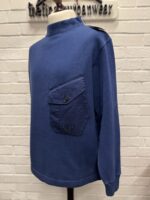 CP Company 296A Diagonal Fleece Sweatshirt in Blue - Image 5