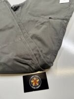 CP Company 199A Cargo Pant in Vintage Army Stucture in Grape Leaf - Image 2