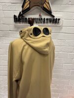 CP Company 080A Diagonal Raised Fleece goggle Hood Sweatshirt in beige   -  XXXL / 26.5” - Image 7