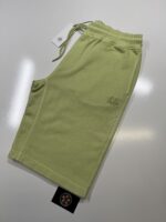 CP Company 101B Bermuda shorts in Cotton  diagonal fleece Light Green  -  XXXL. / w40”
