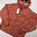 CP Company 278A Inca Print Short Goggle Jacket in Orange