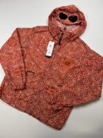CP Company 278A Inca Print Short Goggle Jacket in Orange