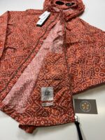 CP Company 278A Inca Print Short Goggle Jacket in Orange - Image 4