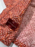 CP Company 278A Inca Print Short Goggle Jacket in Orange - Image 5