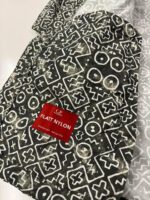 CP Company 278A Inca Print Short Goggle Jacket in Dk Green - Image 4