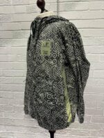 CP Company 278A Inca Print Short Goggle Jacket in Dk Green - Image 9