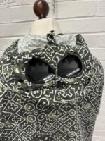 CP Company 278A Inca Print Short Goggle Jacket in Dk Green - Image 11