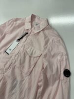 C.P. COMPANY 039A Chrome-R Zipped Overshirt in pink. - Image 4