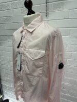 C.P. COMPANY 039A Chrome-R Zipped Overshirt in pink. - Image 7