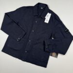 CP Company 277A  Cotton/Linen overshirt in Navy