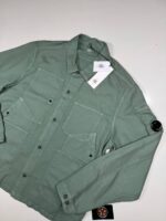 CP Company 277A  Cotton/Linen overshirt in Green - Image 2
