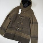 C.P. Company 189A  C.P. Duffel Jacquard hooded duffel coat  in Green