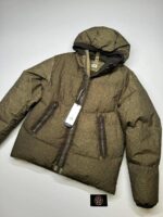 CP Company 221A Goggle Co-Ted Down Jacket in Green - Image 2
