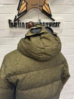 CP Company 221A Goggle Co-Ted Down Jacket in Green - Image 9
