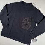 CP Company 296A Diagonal Fleece Sweatshirt in Black