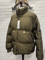 CP COMPANY 175A Eco-Chrome R Down Jacket in Green    -   Size 56 / XXXL / P2P 27” - Image 7