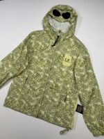 CP Company 278A Inca Print Short Goggle Jacket in Green