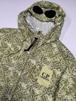 CP Company 278A Inca Print Short Goggle Jacket in Green - Image 2