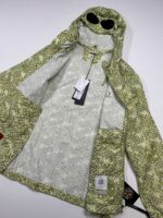 CP Company 278A Inca Print Short Goggle Jacket in Green - Image 5