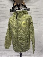 CP Company 278A Inca Print Short Goggle Jacket in Green - Image 6