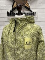 CP Company 278A Inca Print Short Goggle Jacket in Green - Image 7
