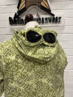 CP Company 278A Inca Print Short Goggle Jacket in Green - Image 9