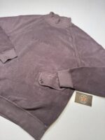 CP Company 273A Brushed & Emerized Diagonal Fleece Sweatshirt in Boulevard / 771 - Image 2