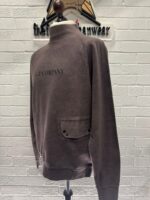 CP Company 273A Brushed & Emerized Diagonal Fleece Sweatshirt in Boulevard / 771 - Image 5