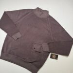 CP Company 273A Brushed & Emerized Diagonal Fleece Sweatshirt in Boulevard / 771