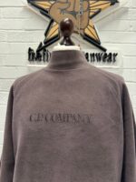 CP Company 273A Brushed & Emerized Diagonal Fleece Sweatshirt in Boulevard / 771 - Image 7