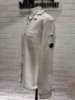 CP COMPANY 140A ORGANIC GABARDINE BUTTONED SHIRT IN - Image 4